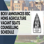 BCKV Announces BSc Hons Agriculture Vacant Seats Counselling Schedule